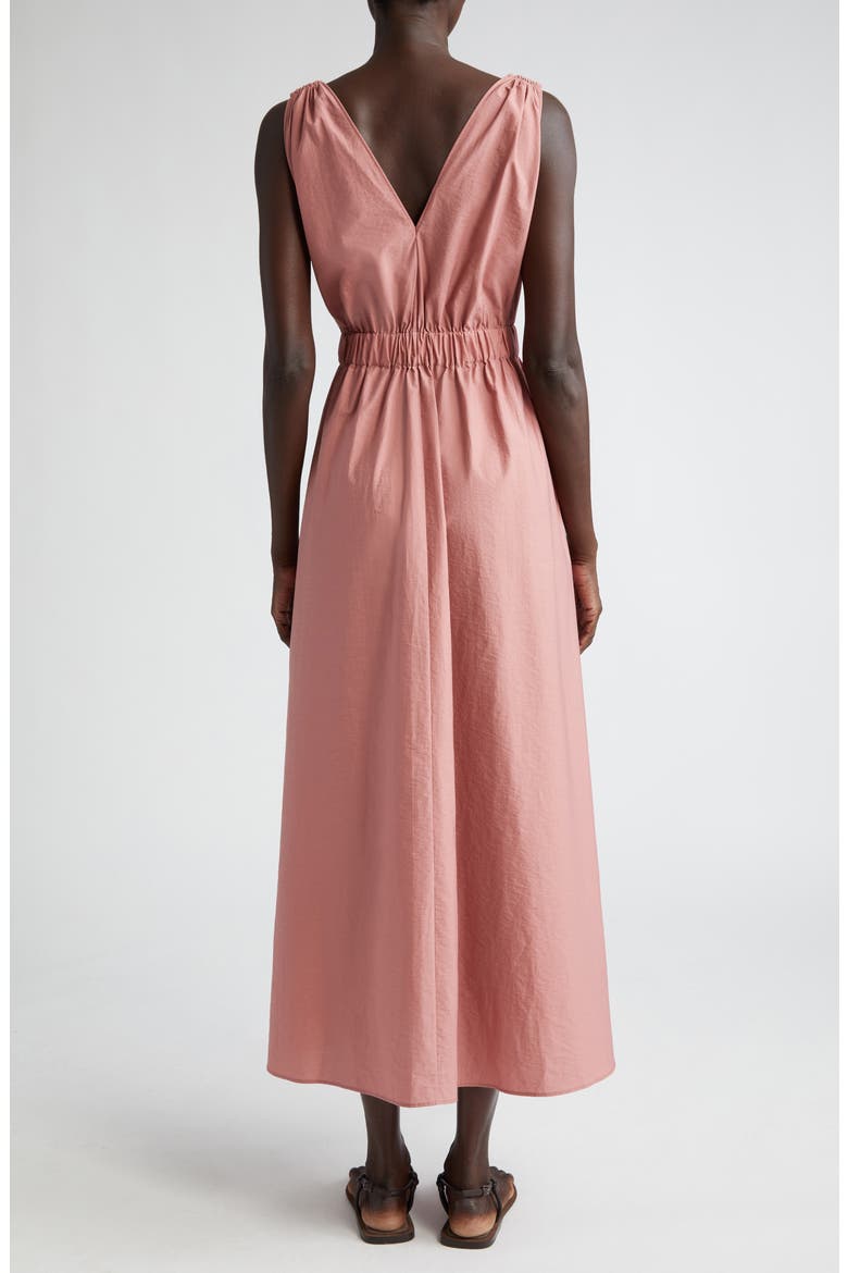 Sleeveless Cotton Blend Belted Dress, Alternate, color, C9596 PINK