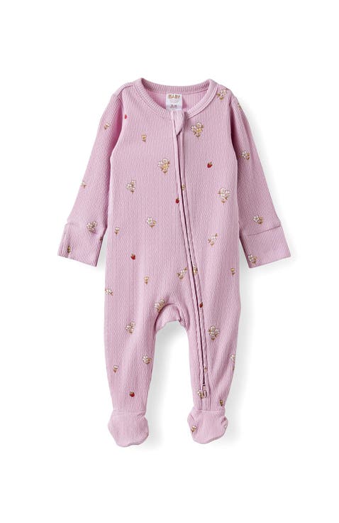 Organic Pointelle Zip All In One Romper