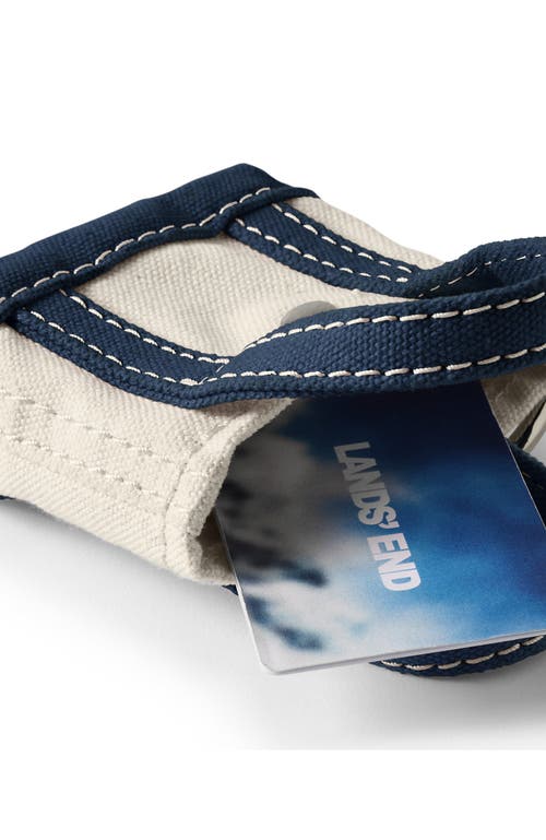 Lands' End Mini Canvas Tote Charm In Blue