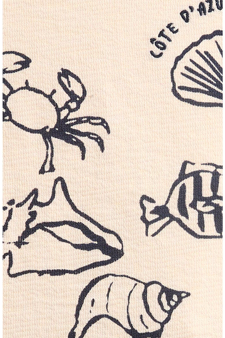 Kids' Côte d'Azur Cotton T-Shirt & Shorts Set, Alternate, color, NEUTRAL