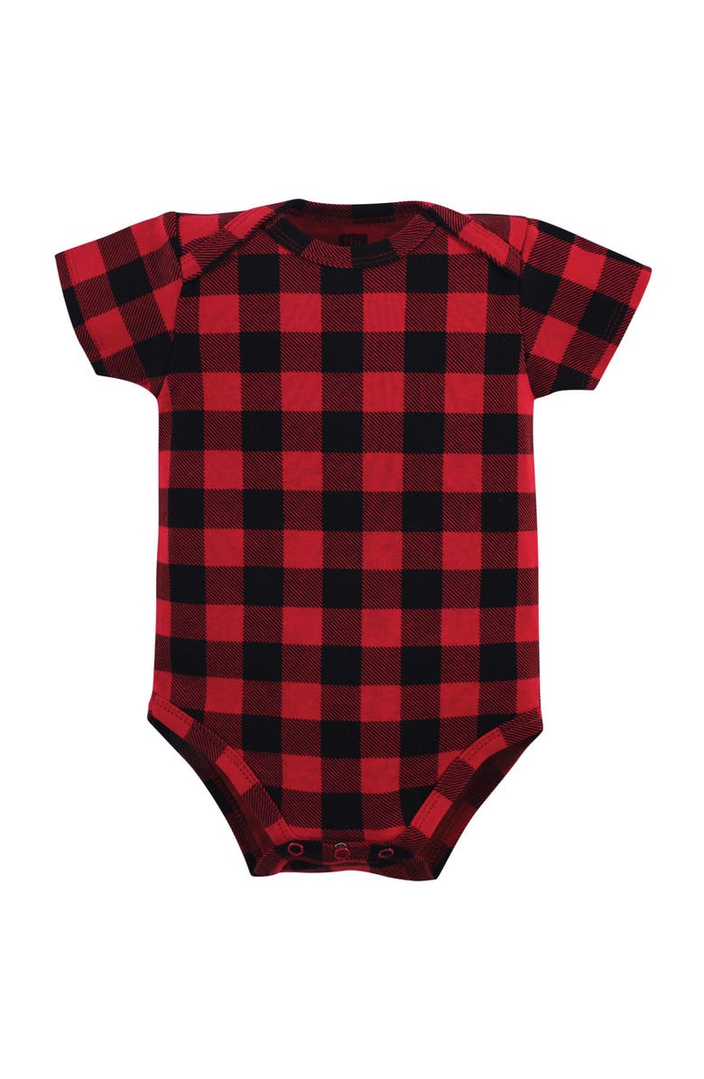 Hudson Baby Five-Piece Set of Cotton Infant All-in-One Bodysuits, Alternate, color, Baby Bear