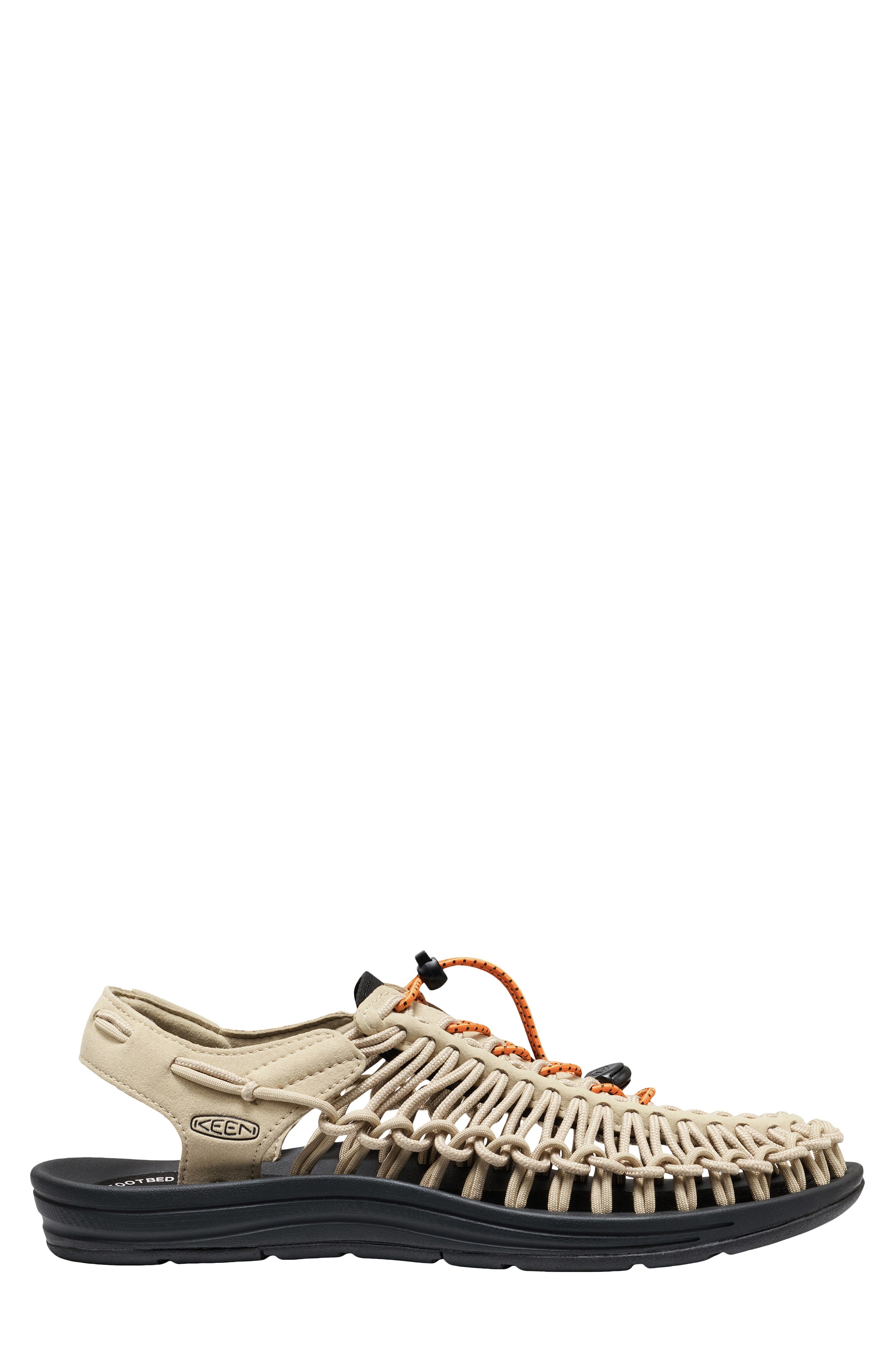 Uneek Sandal, Alternate, color, SAFARI/ ORANGE PEEL