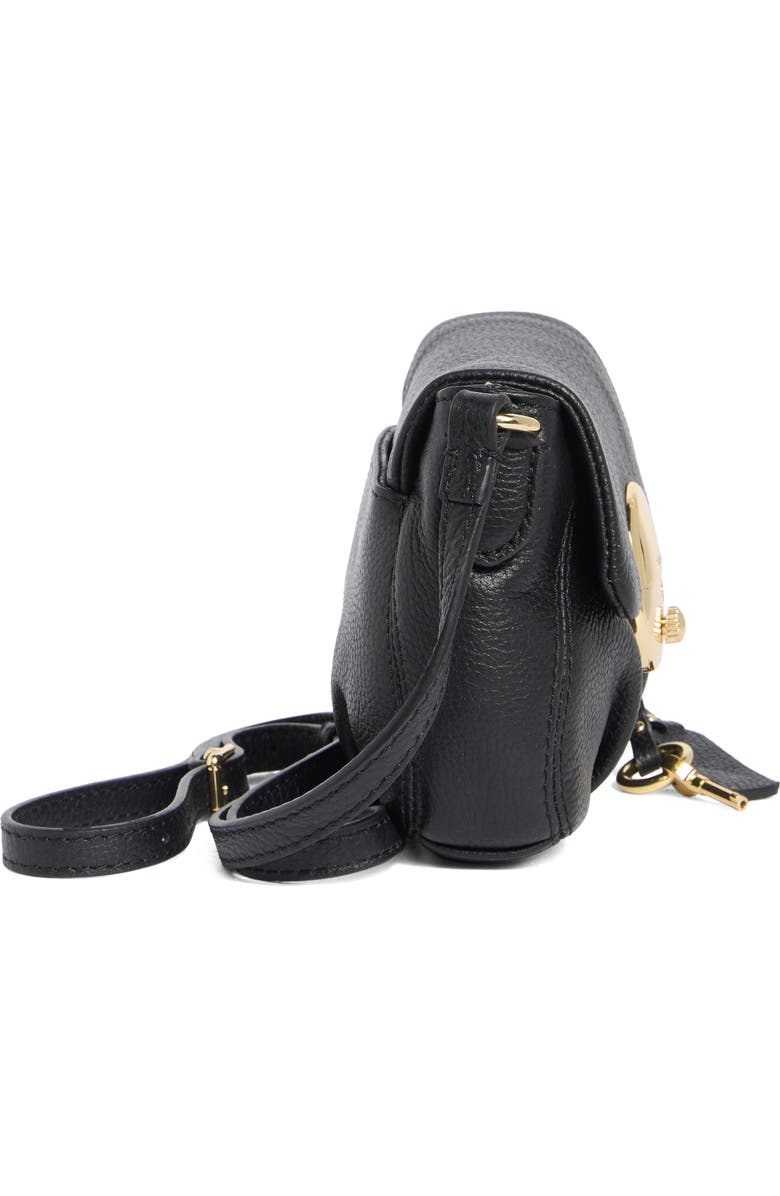 AIMEE Mini Cannes Flap Crossbody Bag, Alternate, color, Black