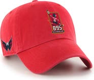'47 Men's '47 Alexander Ovechkin Red Washington Capitals 895 Most Goals of All Time Clean Up Adjustable Hat