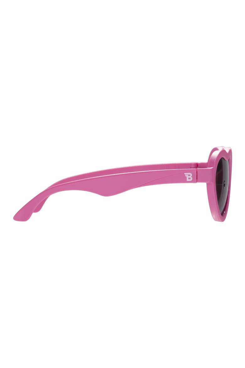 Kids' Paparazzi Pink Heart Sunglasses, Alternate, color, PAPARAZZI PINK