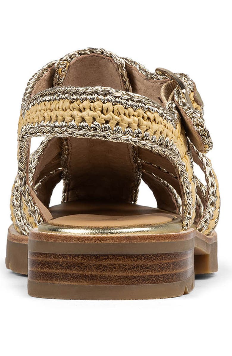 Donald Pliner Laynar Fisherman Sandal, Alternate, color, Platino