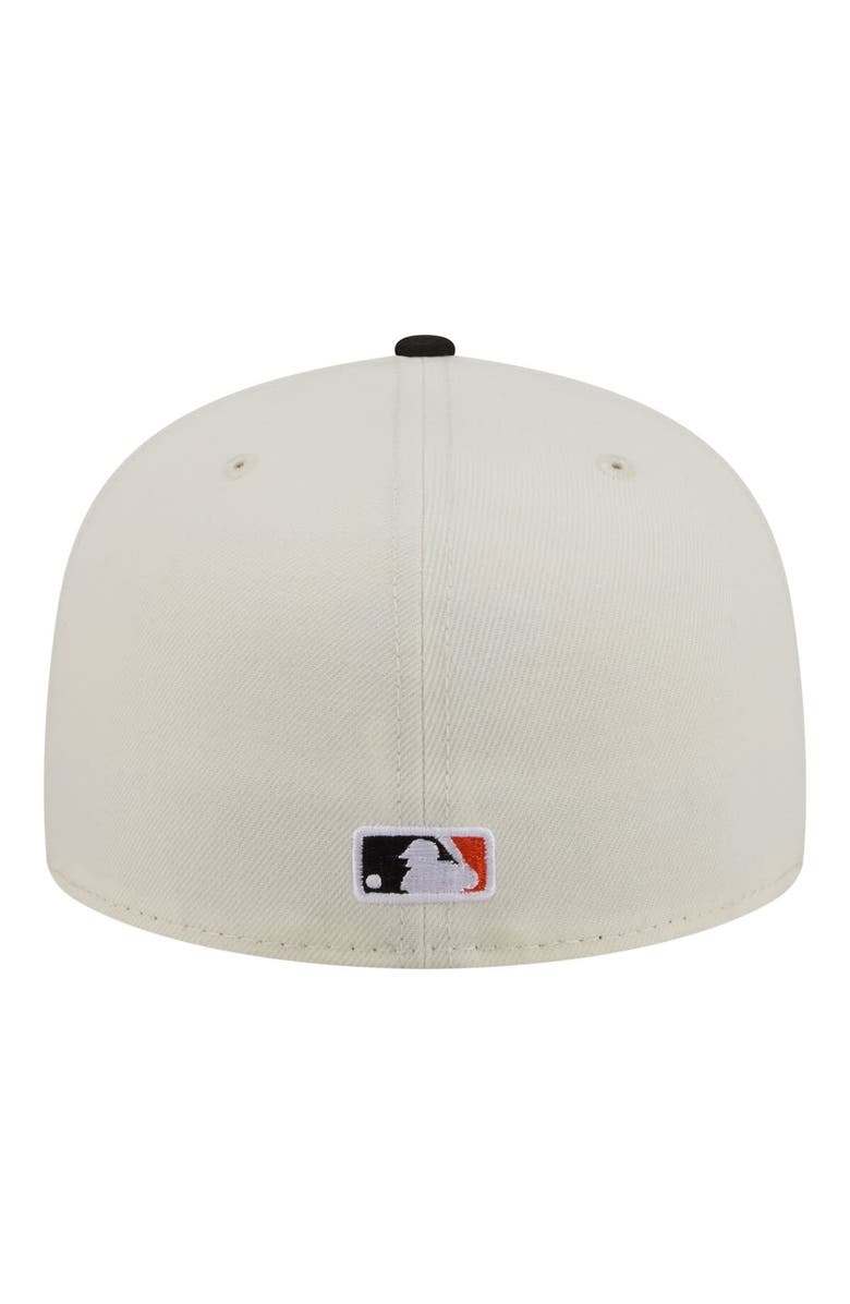 New Era Men's New Era Cream/Black San Francisco Giants Bullpen Cart 59FIFTY Fitted Hat, Alternate, color, Cream
