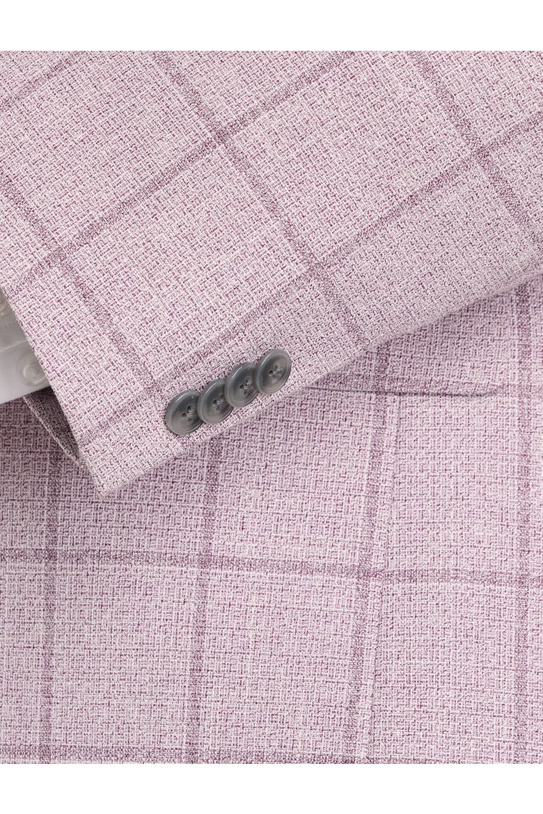 Big & Tall Windowpane Sport Coat V2, Alternate, color, PINK