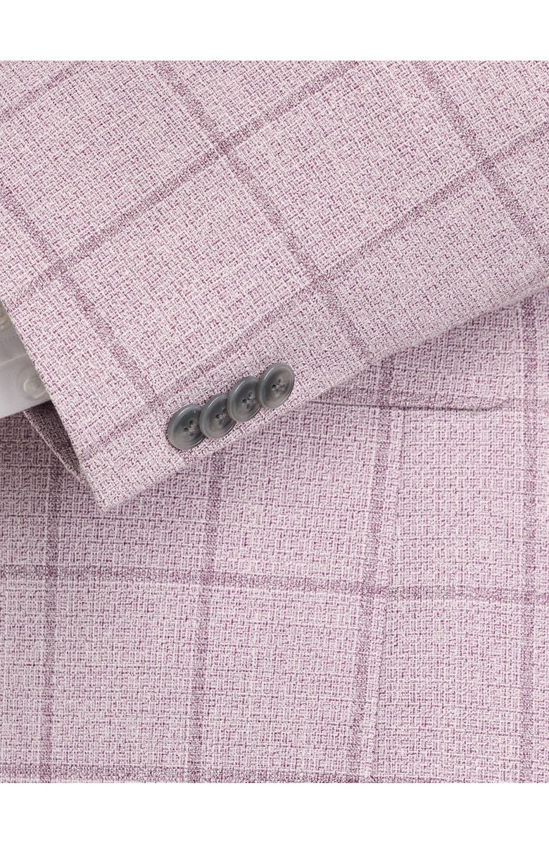Michael Kors Big & Tall Windowpane Sport Coat V2, Alternate, color, Pink