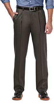 HAGGAR Haggar Premium No Iron Khaki Classic Fit Pant