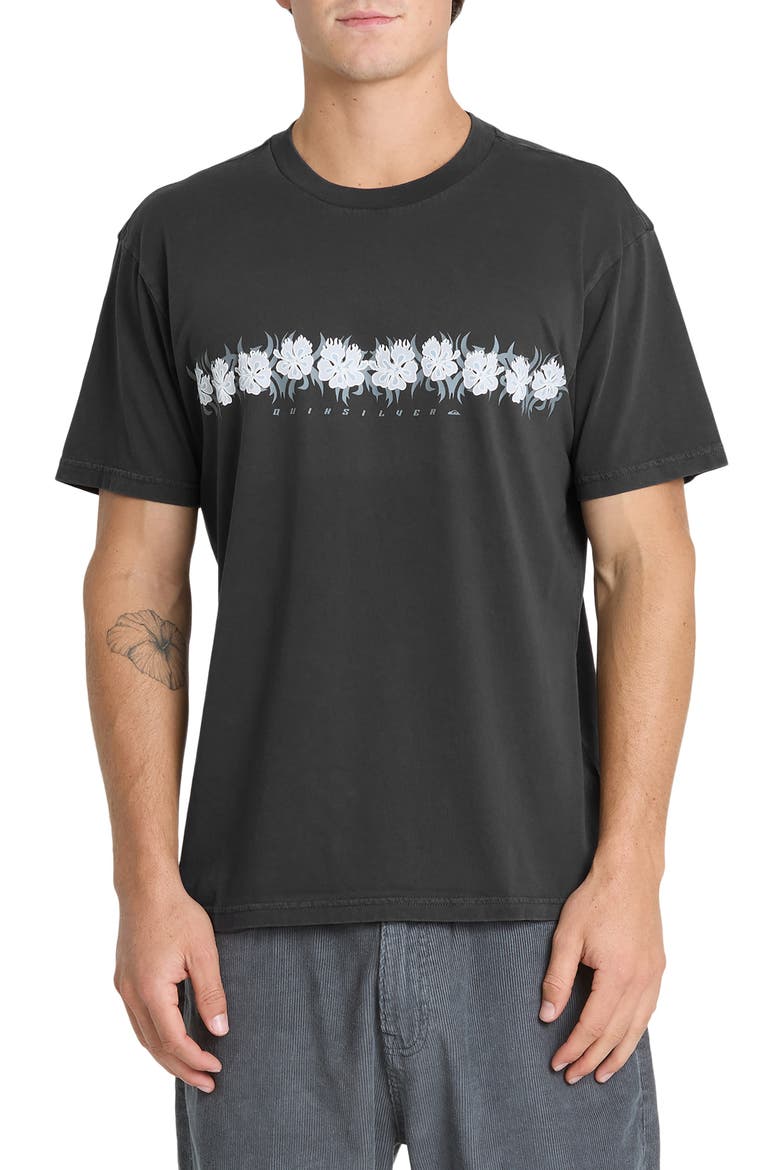 Gorb Band Pigment Dye Cotton T-Shirt, Main, color, PHANTOM