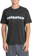 Quiksilver Gorb Band Pigment Dye Cotton T-Shirt