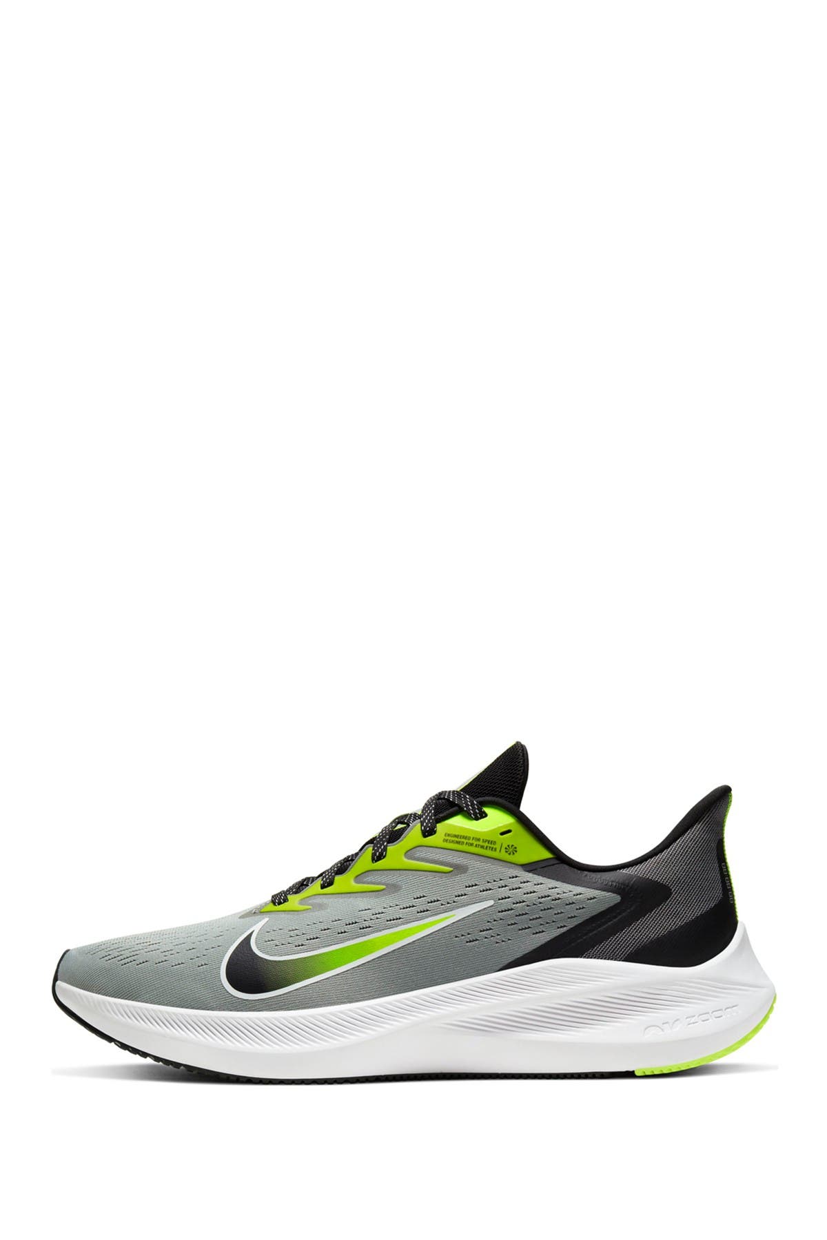Zoom Winflo Running Sneaker, Alternate, color, 002 LTSKGY/BLACK