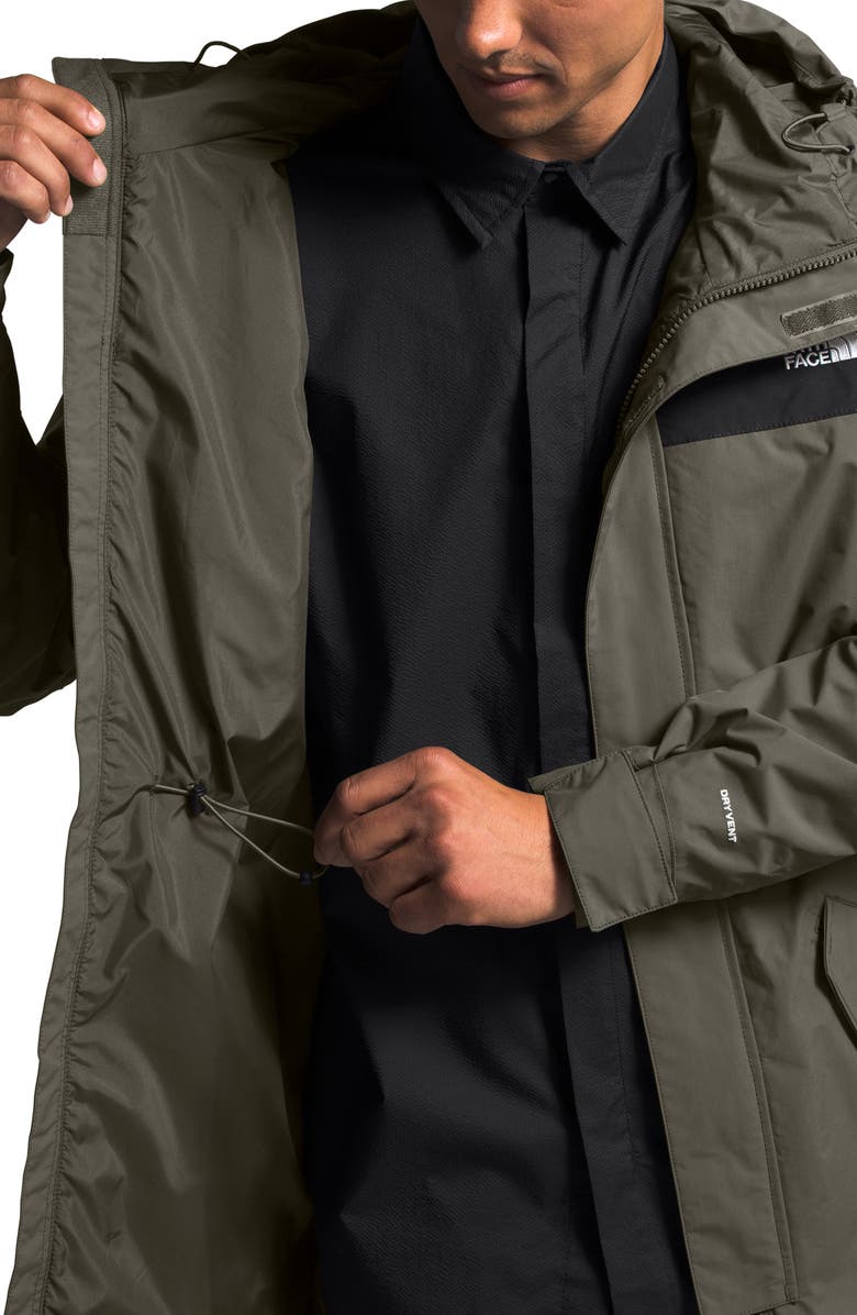 The North Face City Breeze Water Repellent Hooded Rain Parka, Alternate, color, 