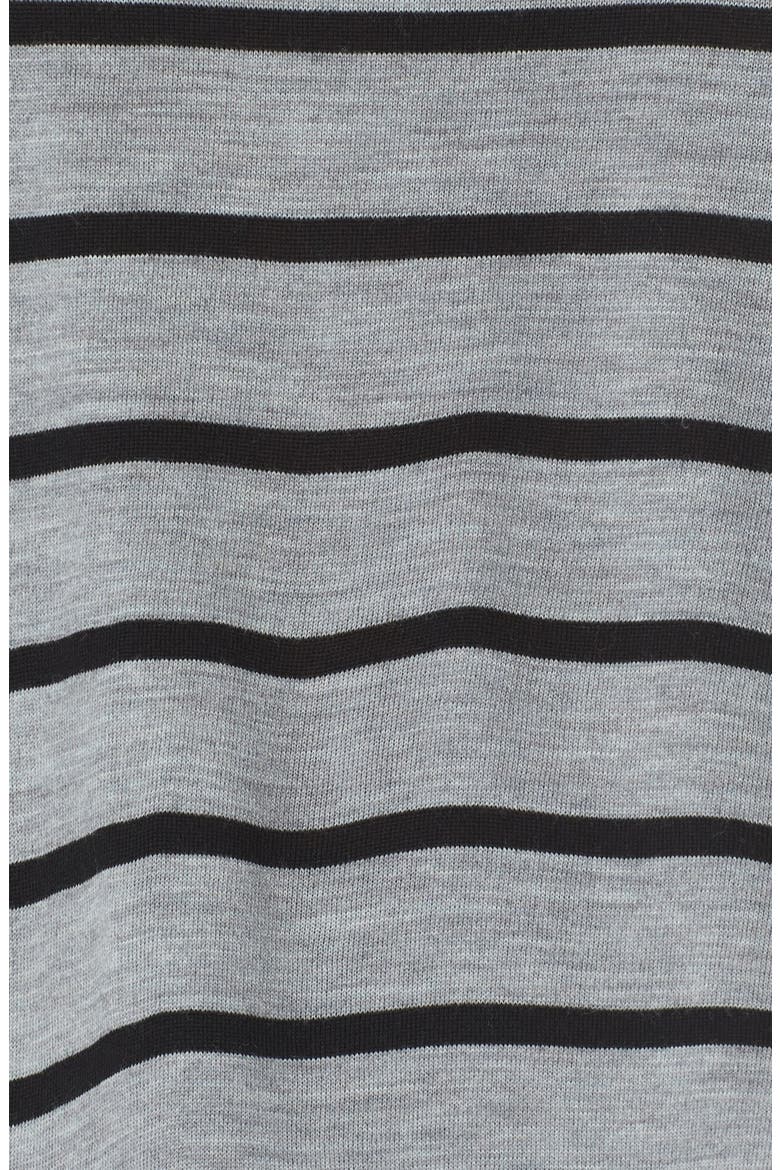 stripe wool swing sweater, Alternate, color, MILES GREY MELANGE
