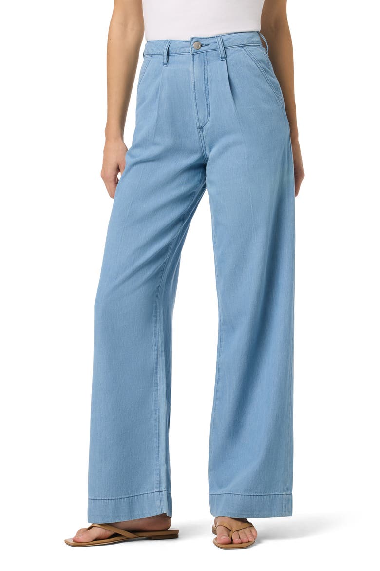 Wide Leg Pleated Trouser, Main, color, EMILIA
