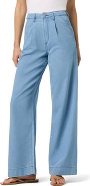 Joe's Wide Leg Pleated Trouser