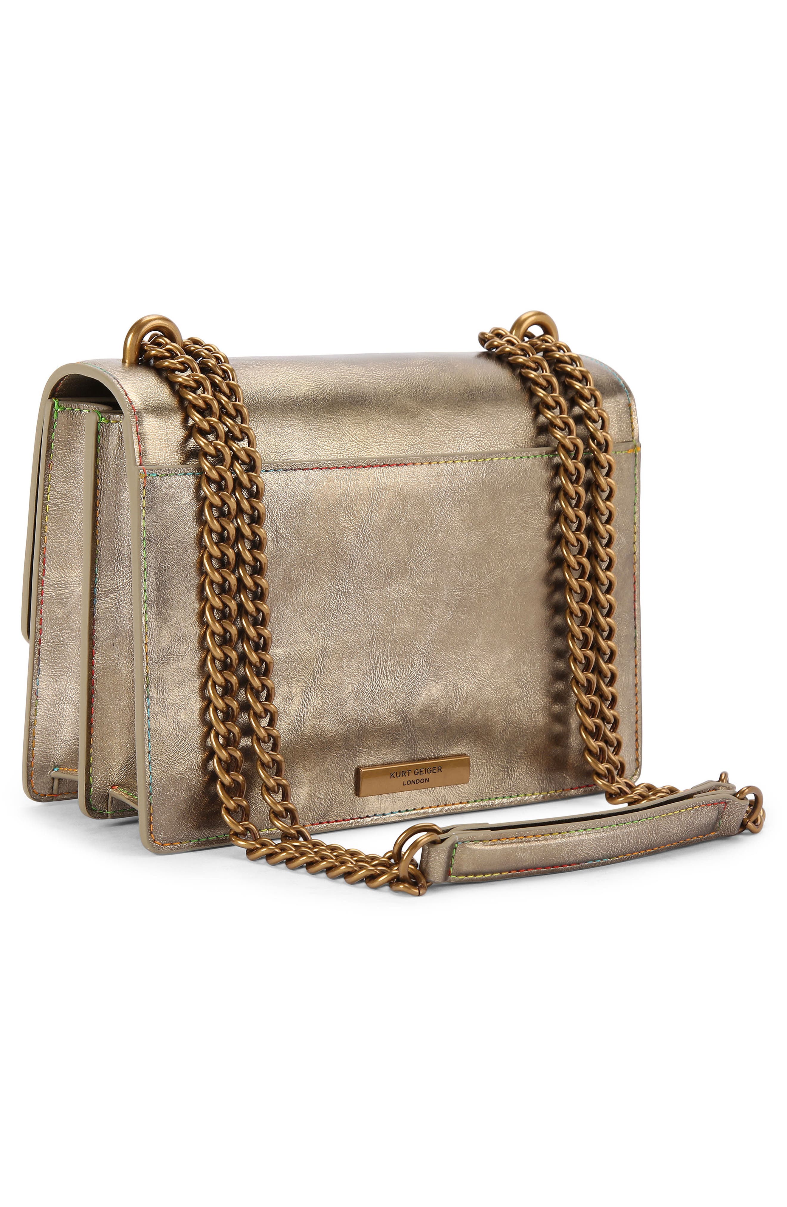 Kurt Geiger London Shoreditch Western Leather Crossbody Bag, Alternate, color, 