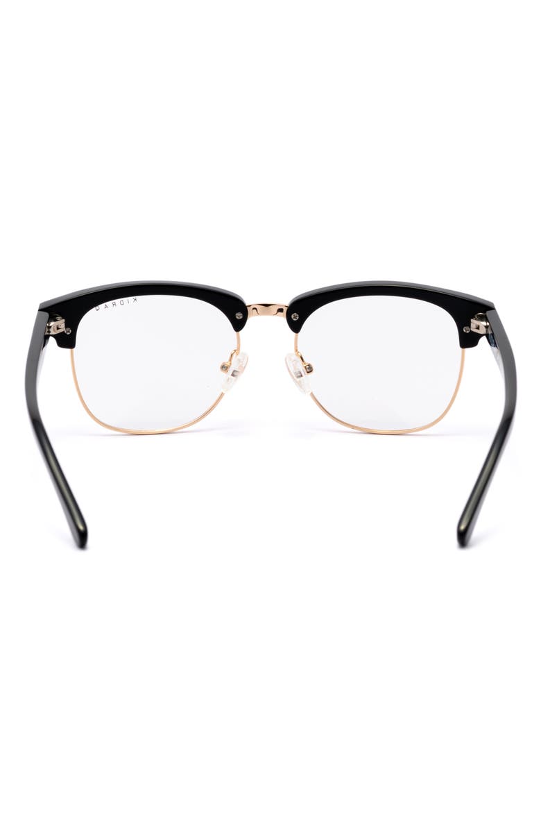 KidRaq Kids' Scholar 48mm Optical Frames, Alternate, color, Black Ice