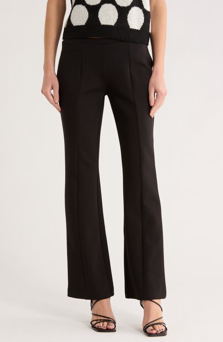 JASON WU Solid Bootcut Pants, Main, color, Black