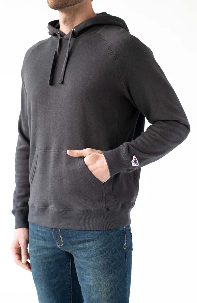 Devil-Dog Dungarees Men's Hooded Cotton Sweatshirt, Alternate, color,