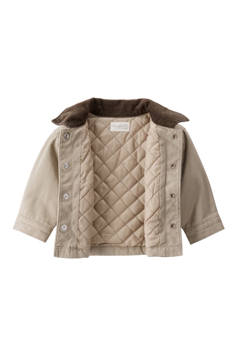 Kids' Organic Cotton Twill Jacket, Alternate, color, KHAKI