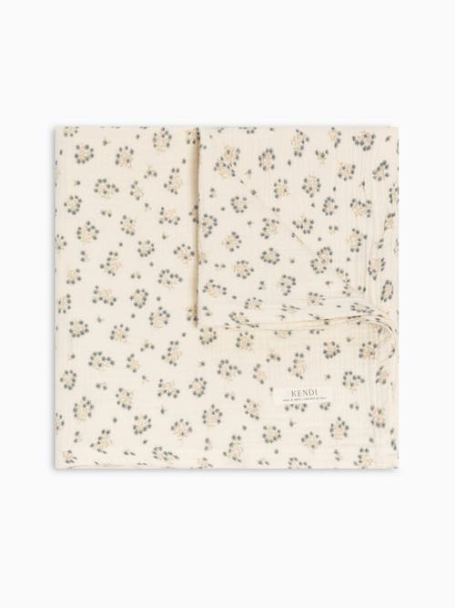 Kendi Organic Muslin Swaddle Blanket In Neutral