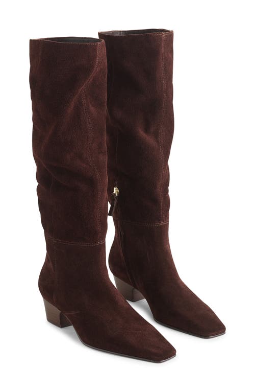 Madewell Lexie Knee High Boot In Brown