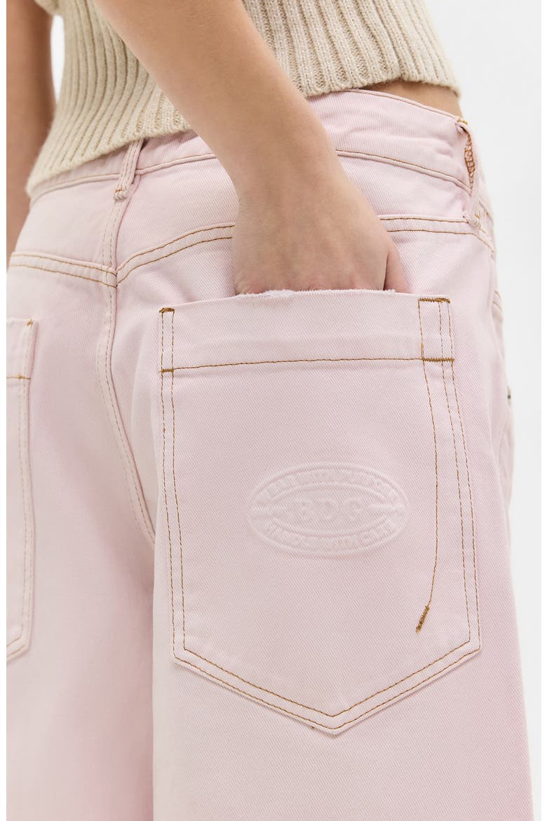 Jaya Baggy Wide Leg Jeans, Alternate, color, PINK
