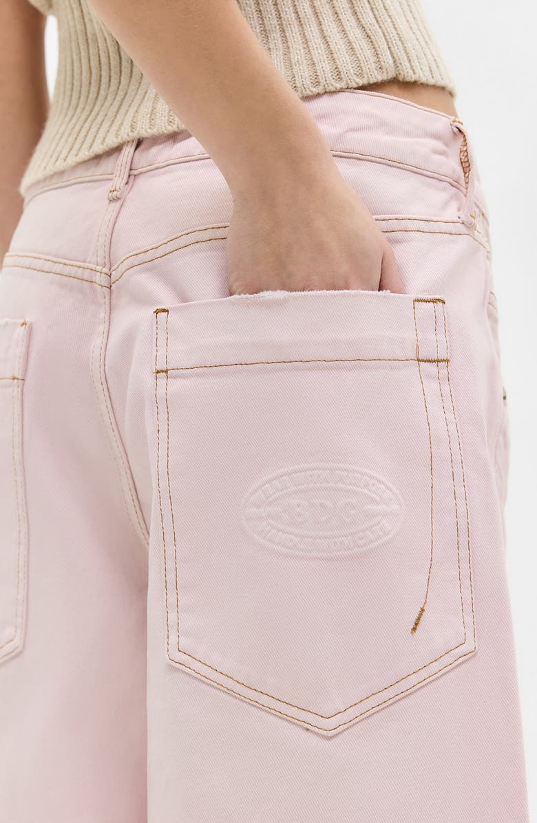 BDG Urban Outfitters Jaya Baggy Wide Leg Jeans, Alternate, color, Pink