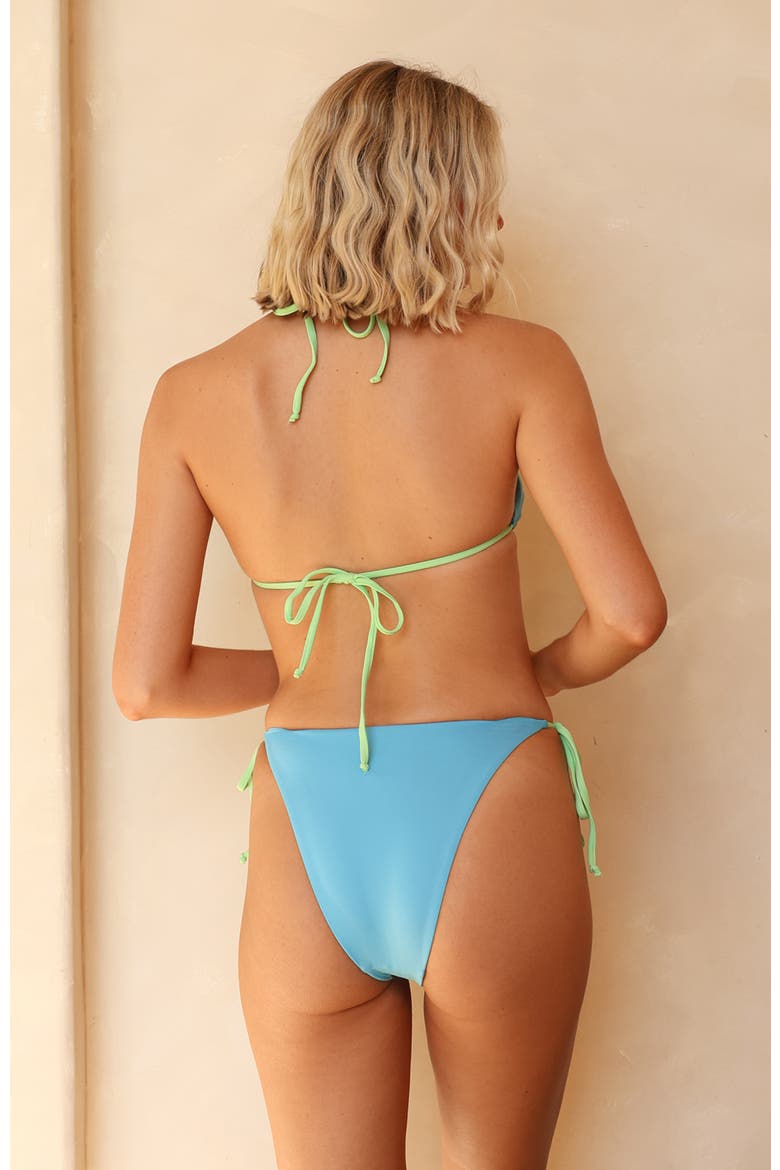 Mia Cheeky Bikini Bottom, Alternate, color, Carribean Blue/Mojito