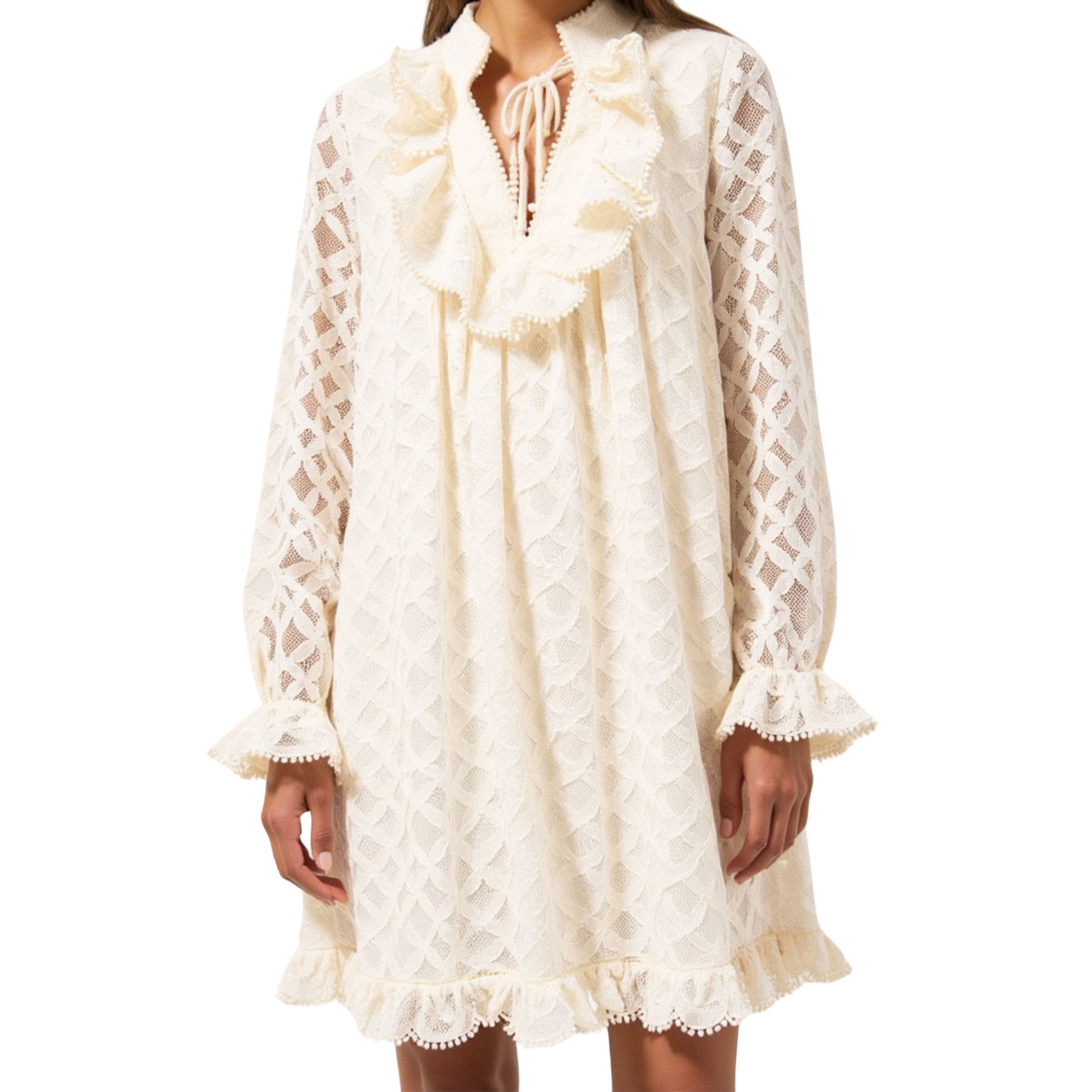 AKALIA Amber Puff Sleeve Flare Dress (Women) | Nordstrom