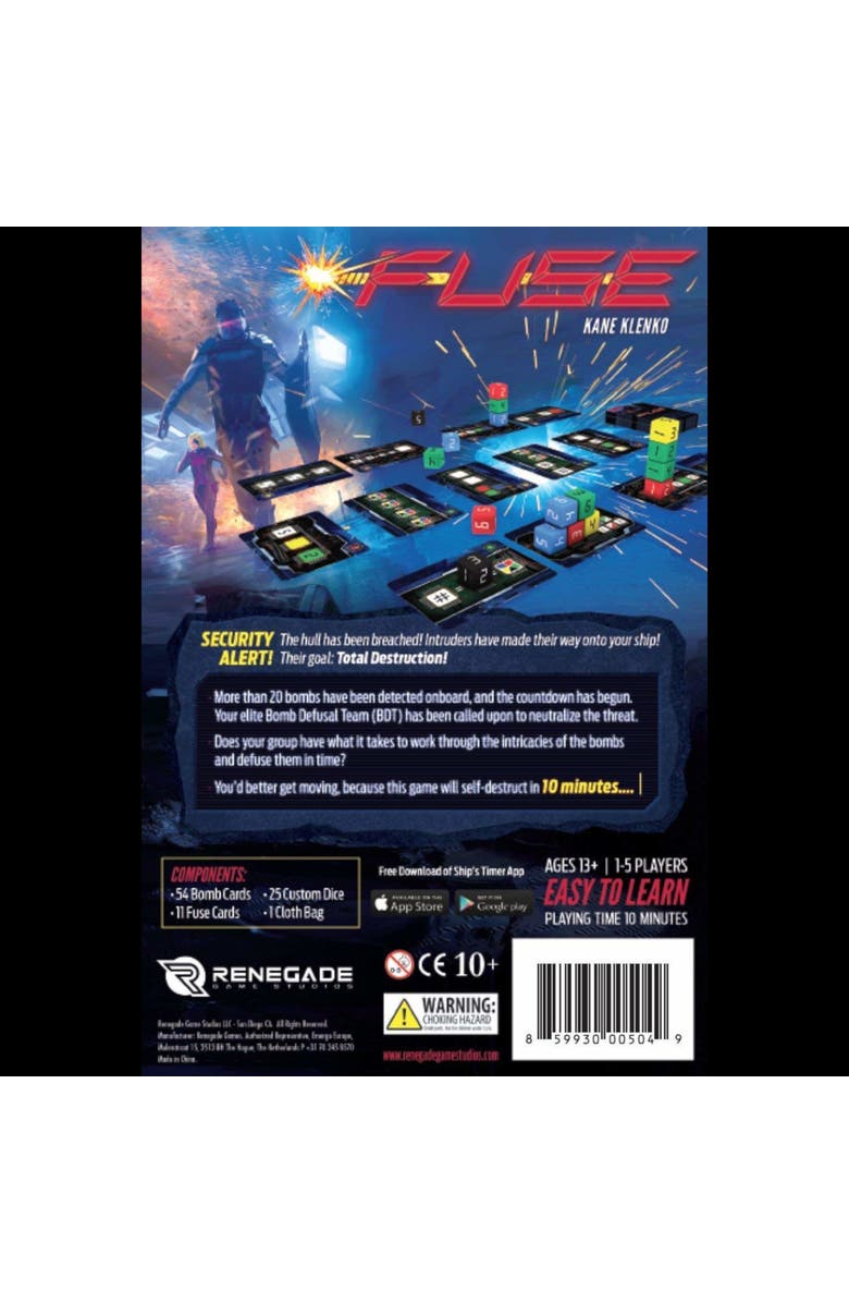 Renegade Game Studios Fuse Game, Alternate, color,