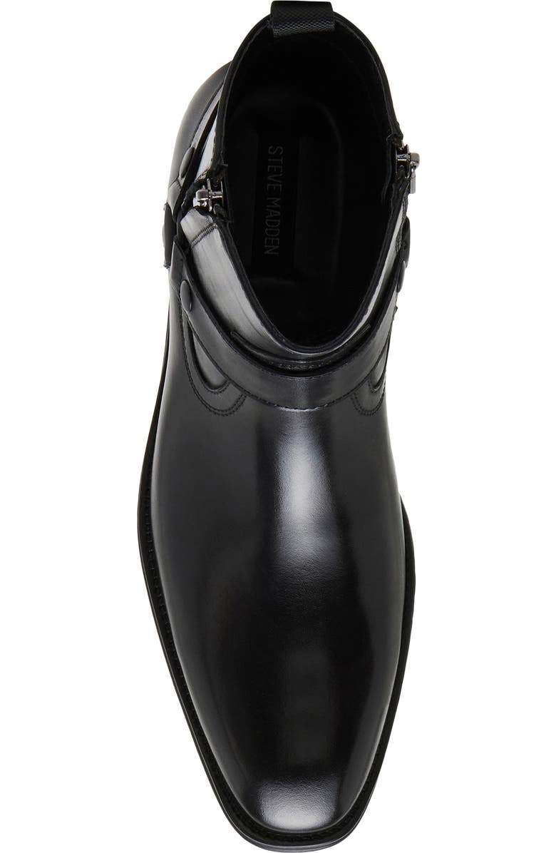 Steve Madden Essen Harness Boot, Alternate, color, Black Leather