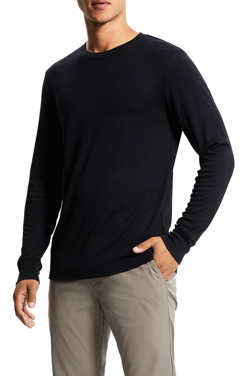 Theory Essential Anemone Long Sleeve T-Shirt, Alternate, color, 