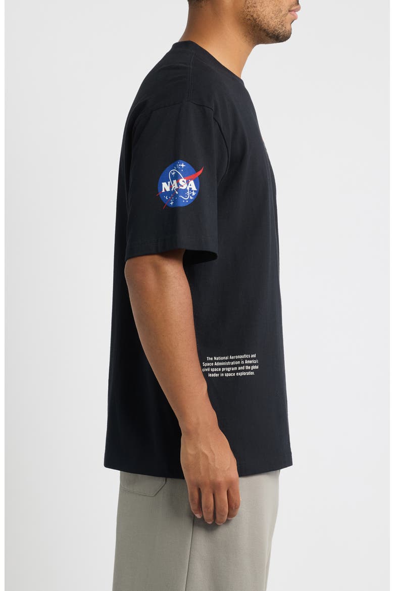 NASA Graphic T-Shirt, Alternate, color, BLACK