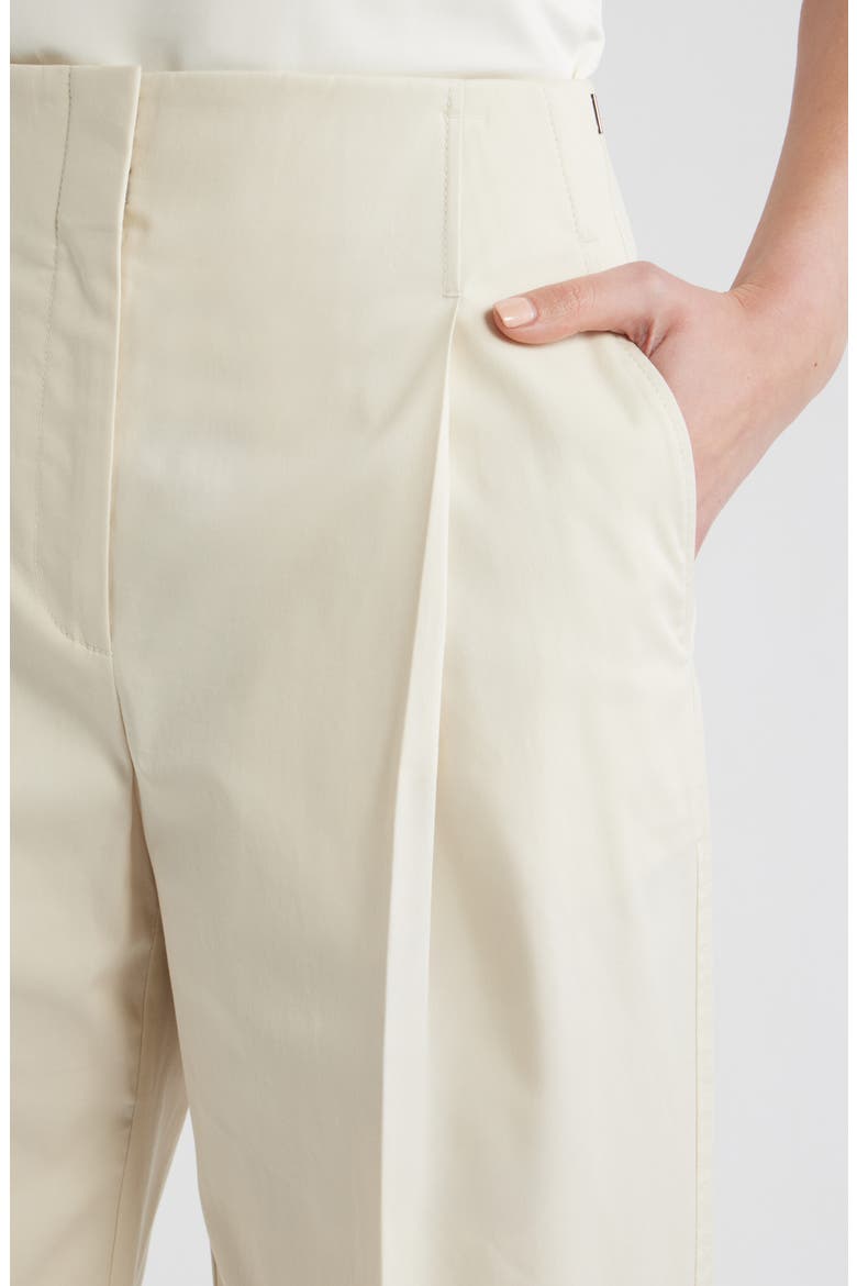 Tulotta Pleated High Waist Wide Leg Pants, Alternate, color, LIGHT PUMICE