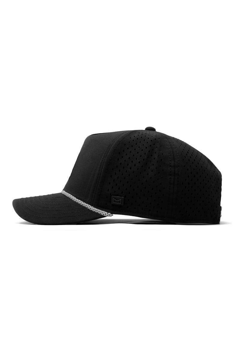 Odysea Rope Bulls Icon Hydro Performance Snapback Hat, Alternate, color, BLACK