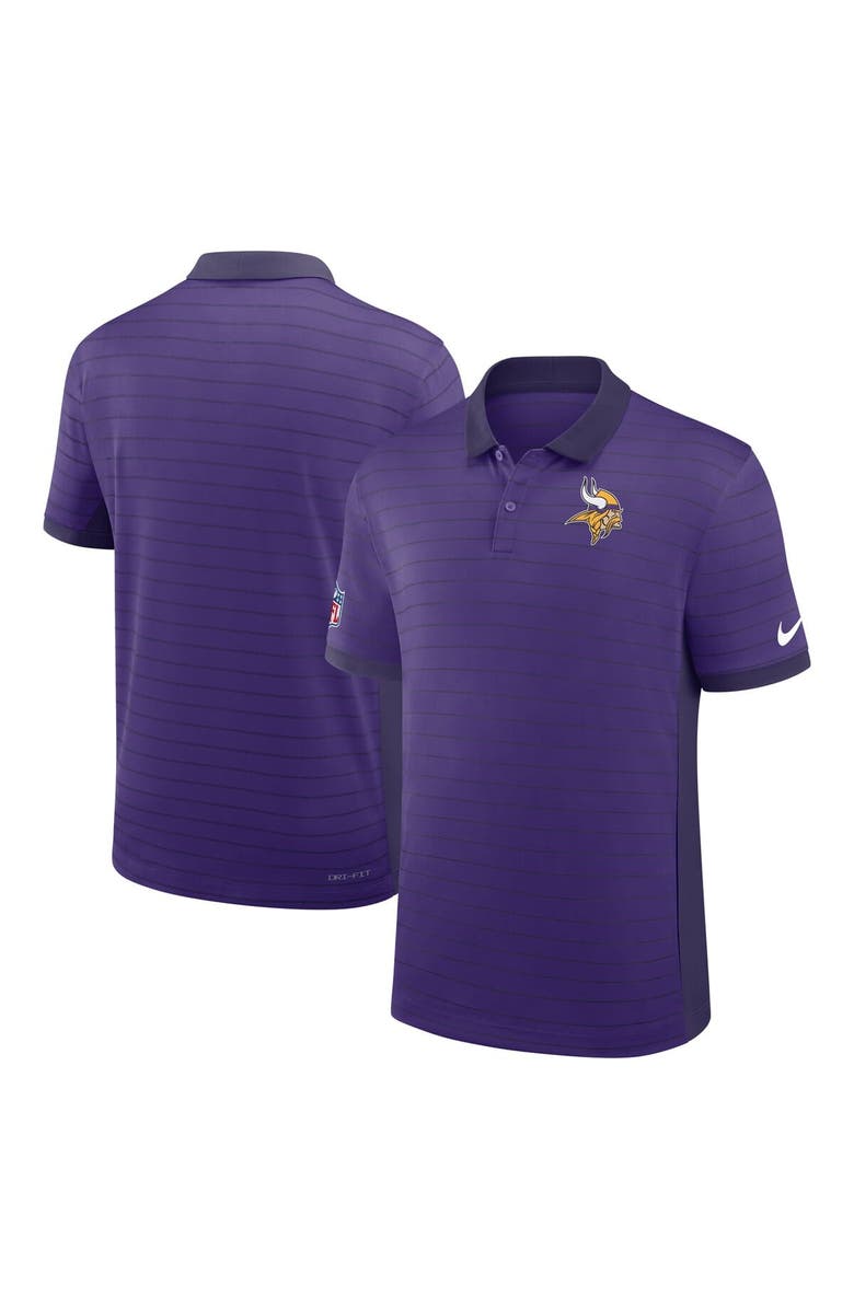 Nike Men's Nike Purple Minnesota Vikings Sideline Victory Stripe Performance Polo, Main, color, Purple