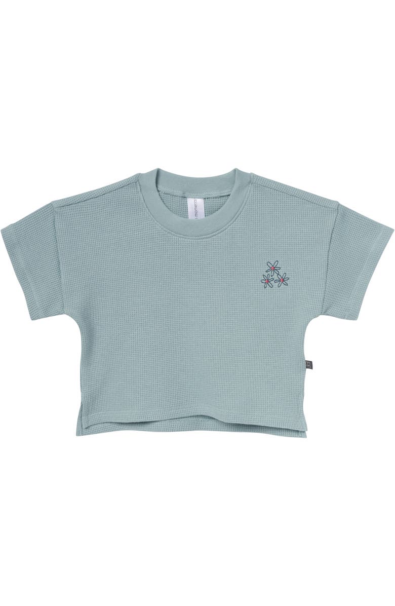 Modern Moments<sup>™</sup> by Gerber Drop Shoulder Top and Shorts Set, Alternate, color, Lt Sky Stripe