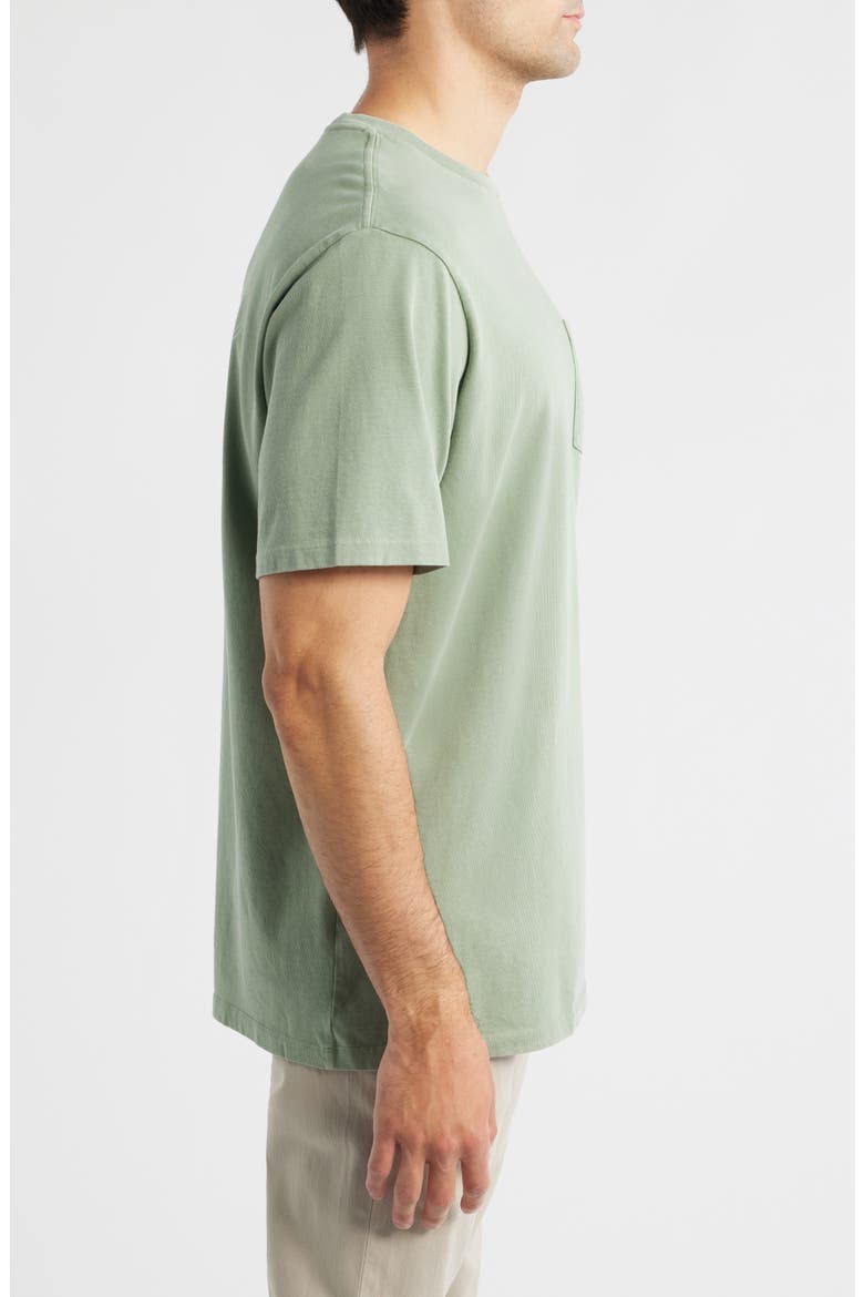 Outlined Surf Logo Short Sleeve Graphic T-Shirt, Alternate, color, DUNE GRASS