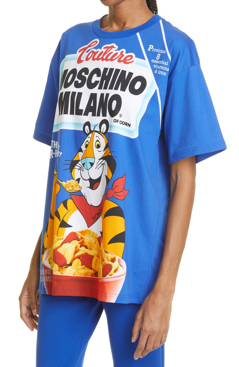 Moschino x Kellogg's Tony the Tiger Oversize Graphic Tee, Alternate, color, 
