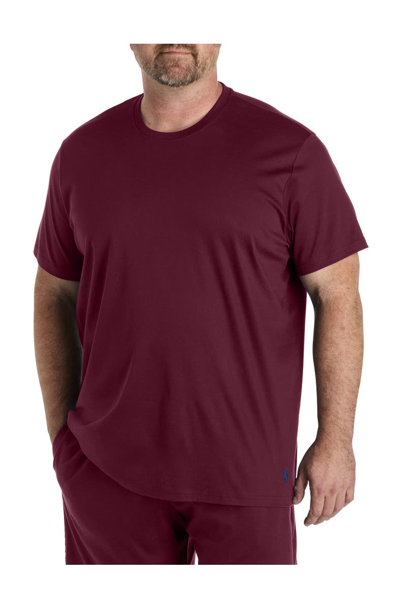 Polo Ralph Lauren Big & Tall Crewneck Sleep T-Shirt, Main, color, Classic Wine