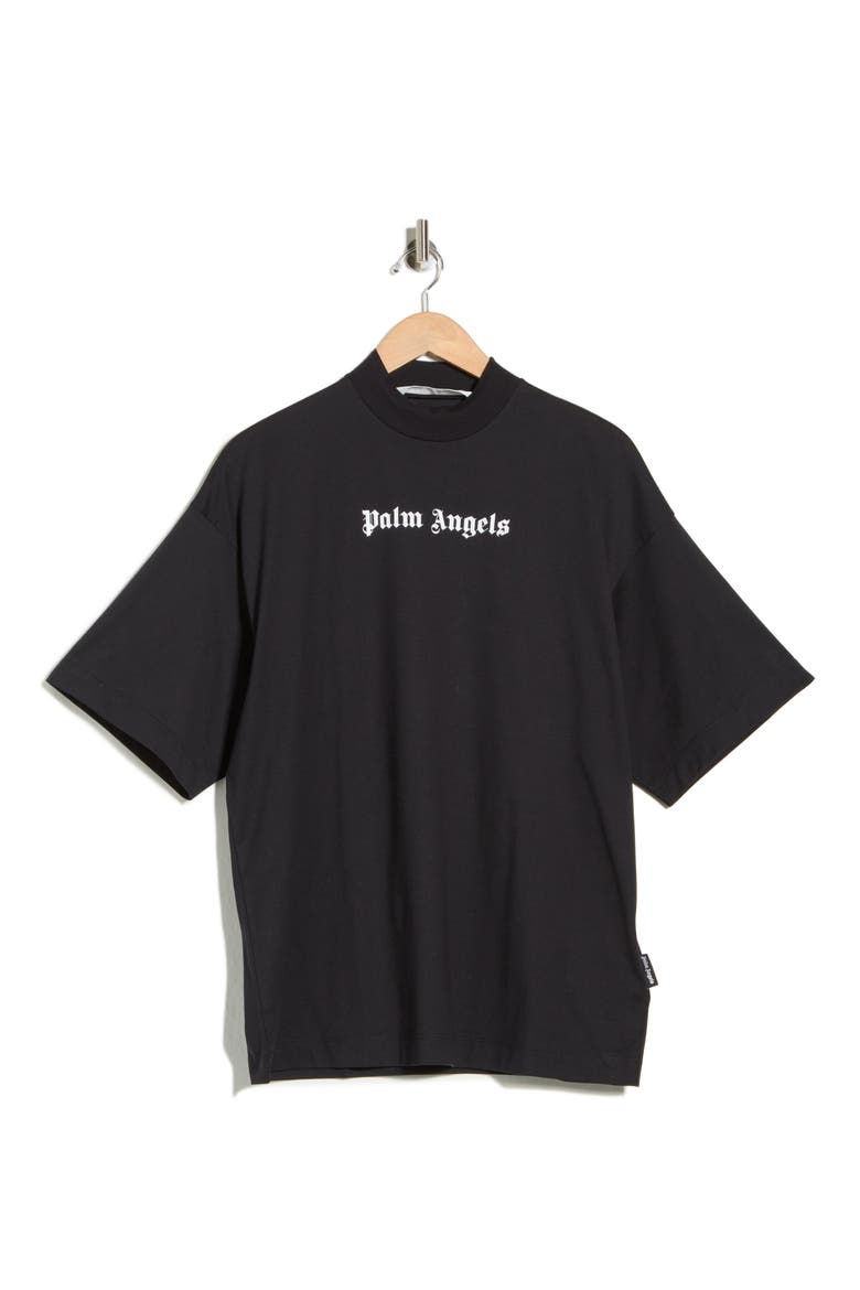 Crewneck T-Shirt, Alternate, color, BLACK WHITE