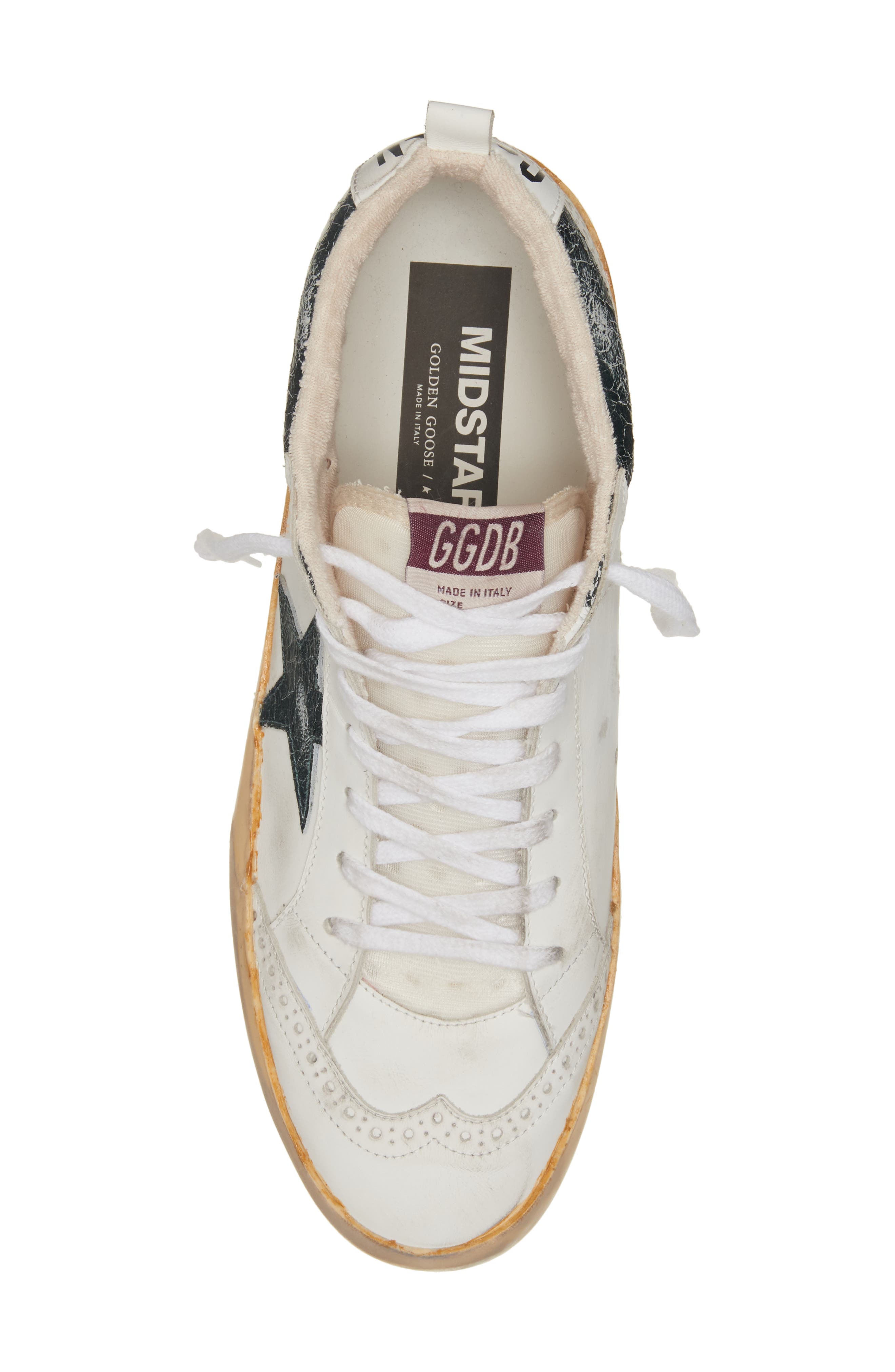 Golden Goose Mid Star Sneaker, Alternate, color, 