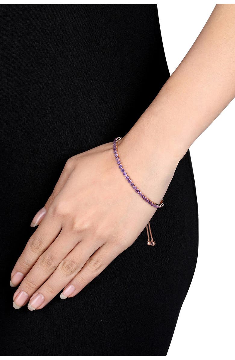DELMAR Amethyst Slider Bracelet, Alternate, color,