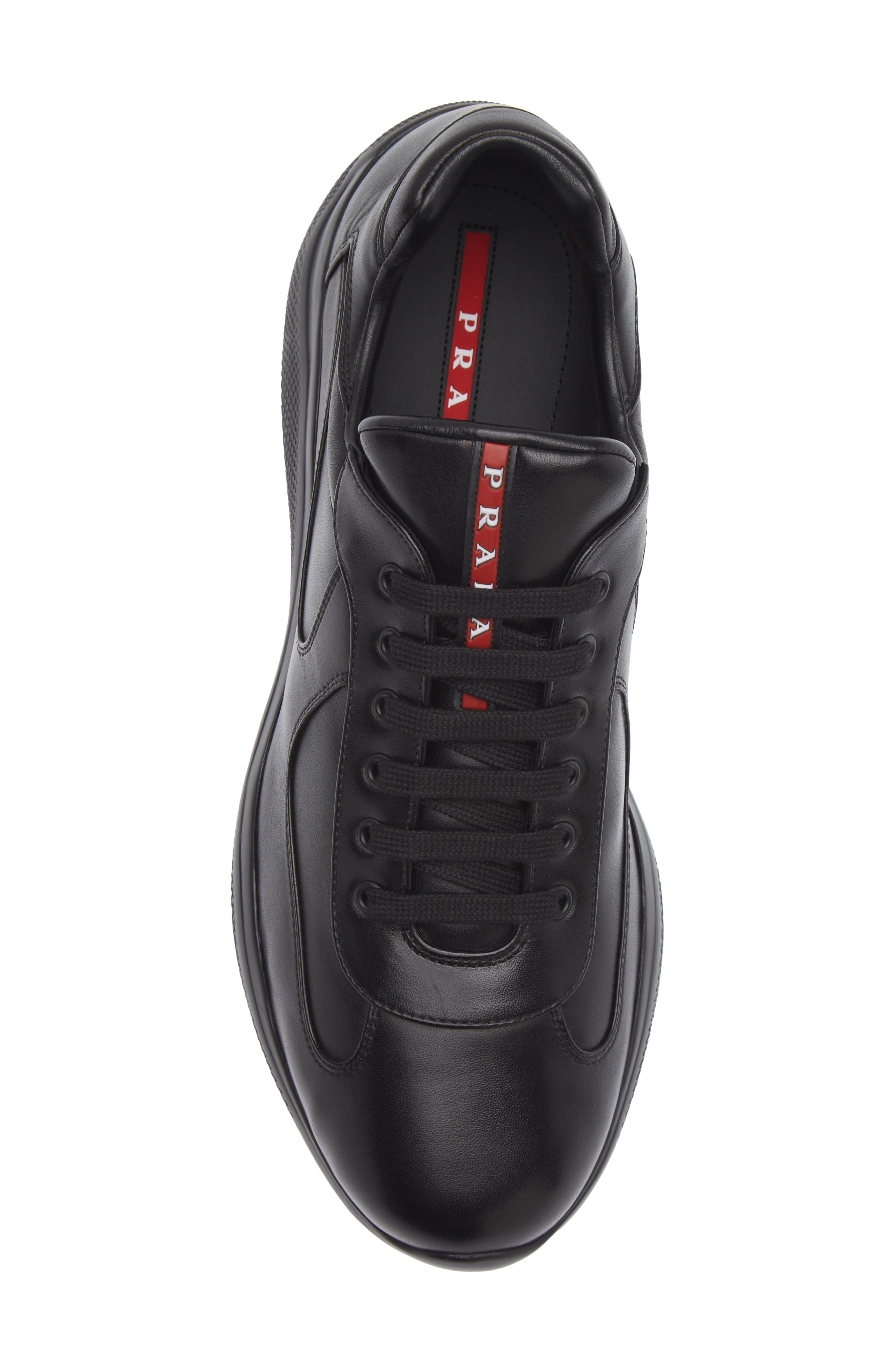Prada America's Cup Sneaker, Alternate, color, Nero