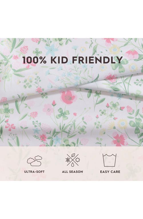 Laura Ashley Posey Dance Ultra Soft Sheet Set In Pastel Pink