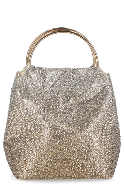 Nikki Ring Top Handle Clutch