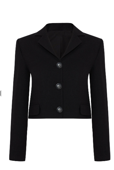 Tara Wool Crop Jacket